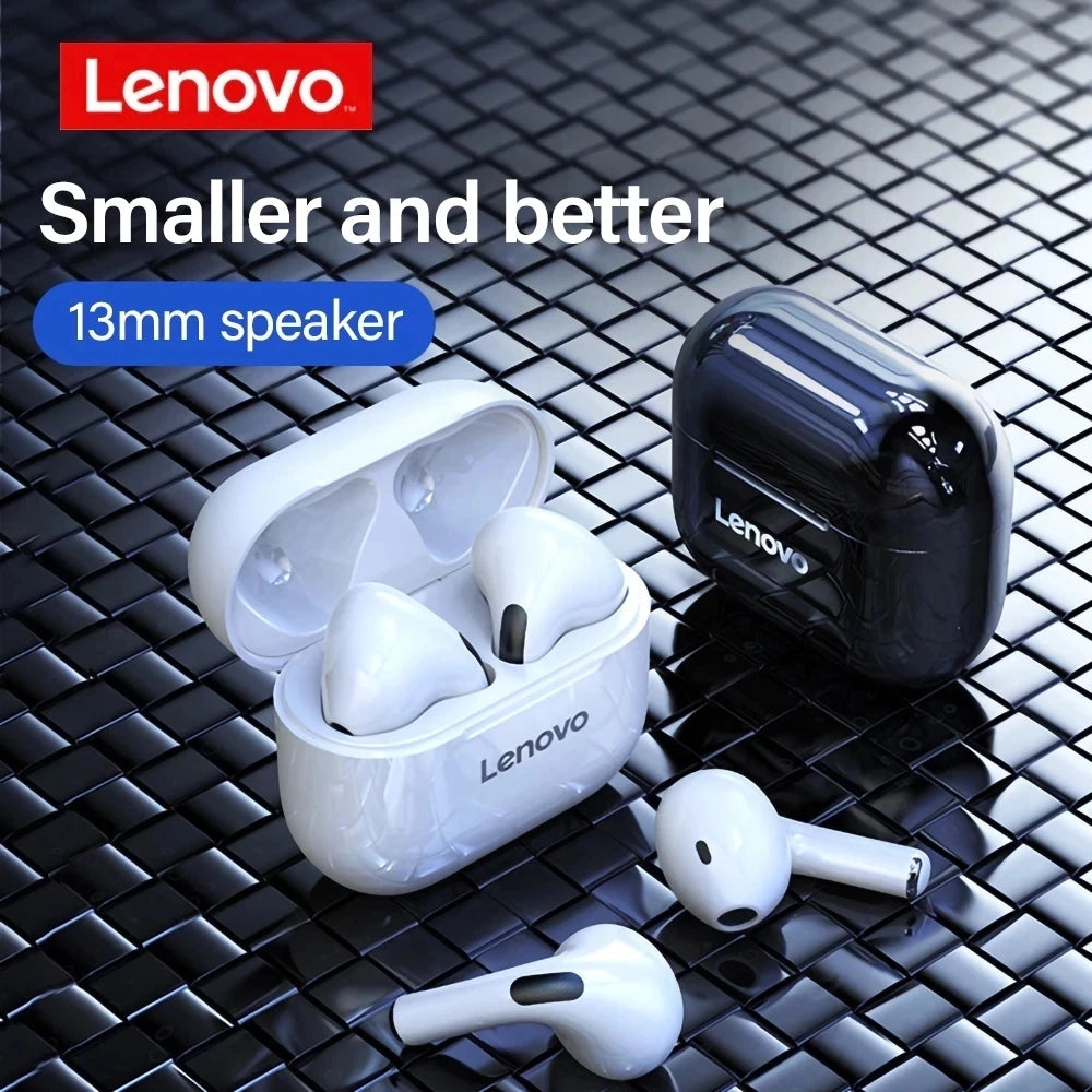 Auriculares inalámbricos originales Lenovo LP40 TWS con Bluetooth, control táctil, deportivos, estéreo, para teléfono Android.