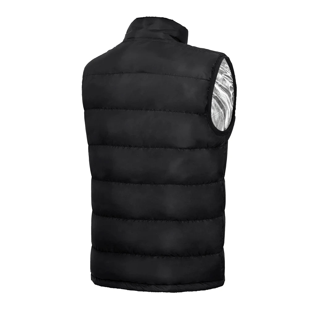Chaleco calefactable de 9 zonas, chaqueta eléctrica calefactable para hombre y mujer, ropa deportiva, abrigo calefactable de grafeno, chaqueta calefactable USB para camping.