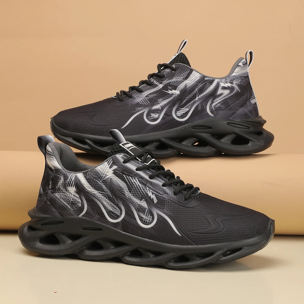 Zapatillas de running unisex 2025 para hombre y mujer, ligeras, de malla, transpirables, cómodas, planas y suaves, con cordones, para verano