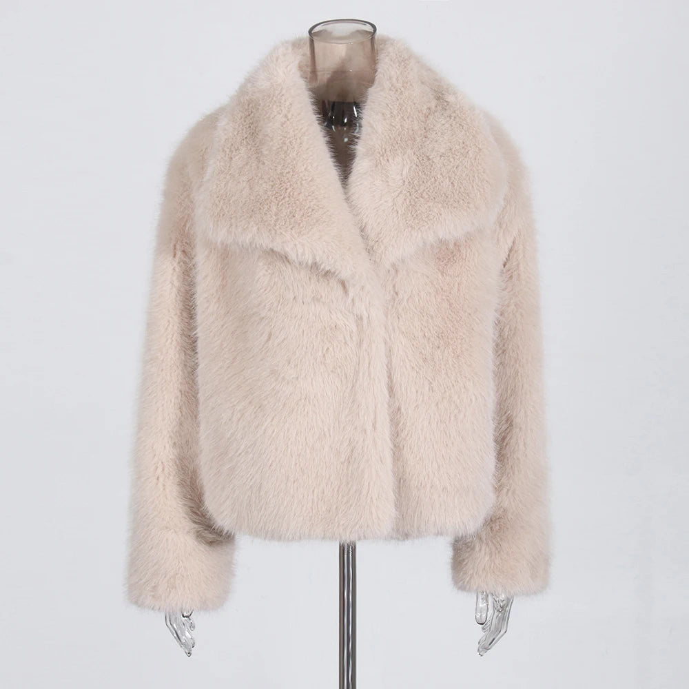 Chaquetas TWOTWINSTYLE de temperamento sólido para mujer, solapa, manga larga, botones de retazos, abrigos de diseñador, ropa de estilo de moda femenina