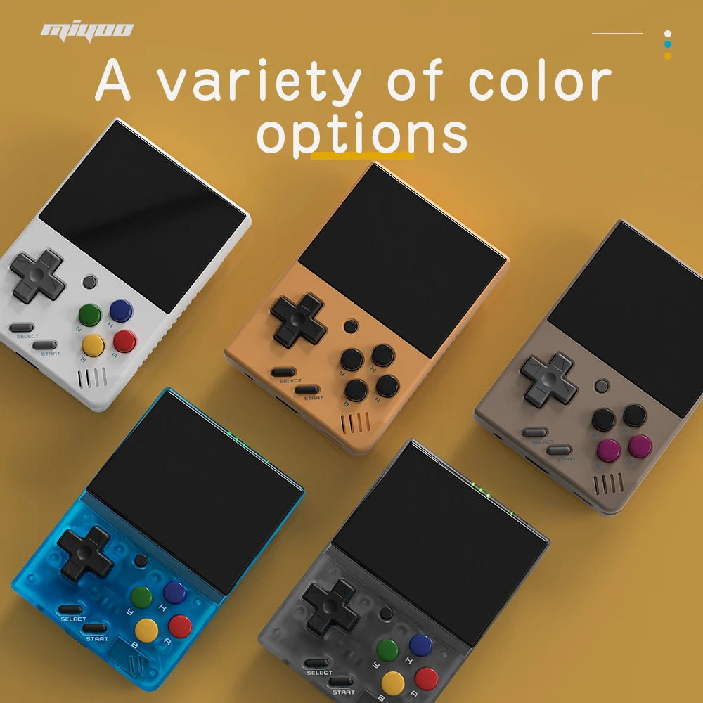 MIYOO Mini V4 Portable Retro Handheld Game Console 2.8"Inch IPS Screen Small Video Game Consoles Classic Gaming Emulator Players