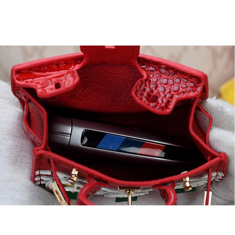 Mini BackpackHanging Creative House Headphone Bag For Airpods 4 3 Pro2 Galaxy Buds Headphone Case Holds Small items With Lanyard