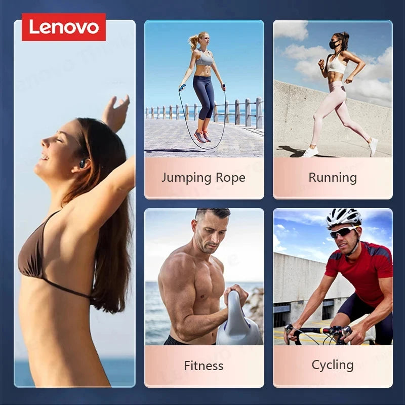 Auriculares originales Lenovo LP75 TWS Bluetooth V5.3, inalámbricos, con pantalla digital LED, reducción de ruido, resistentes al agua, nuevos.