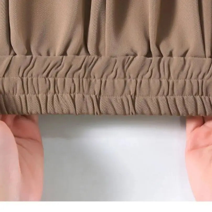 Pantalones casuales para mujer, traje negro con colgante de alto sentido, pierna ancha, cintura alta, pierna recta, pantalones sueltos para mujer
