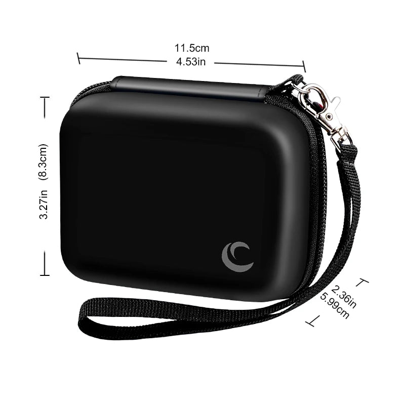 Estuche de transporte y protección para cámara digital AbergBest de 21 megapíxeles y 2,7" LCD, recargable, HD, Kodak Pixpro y Canon.