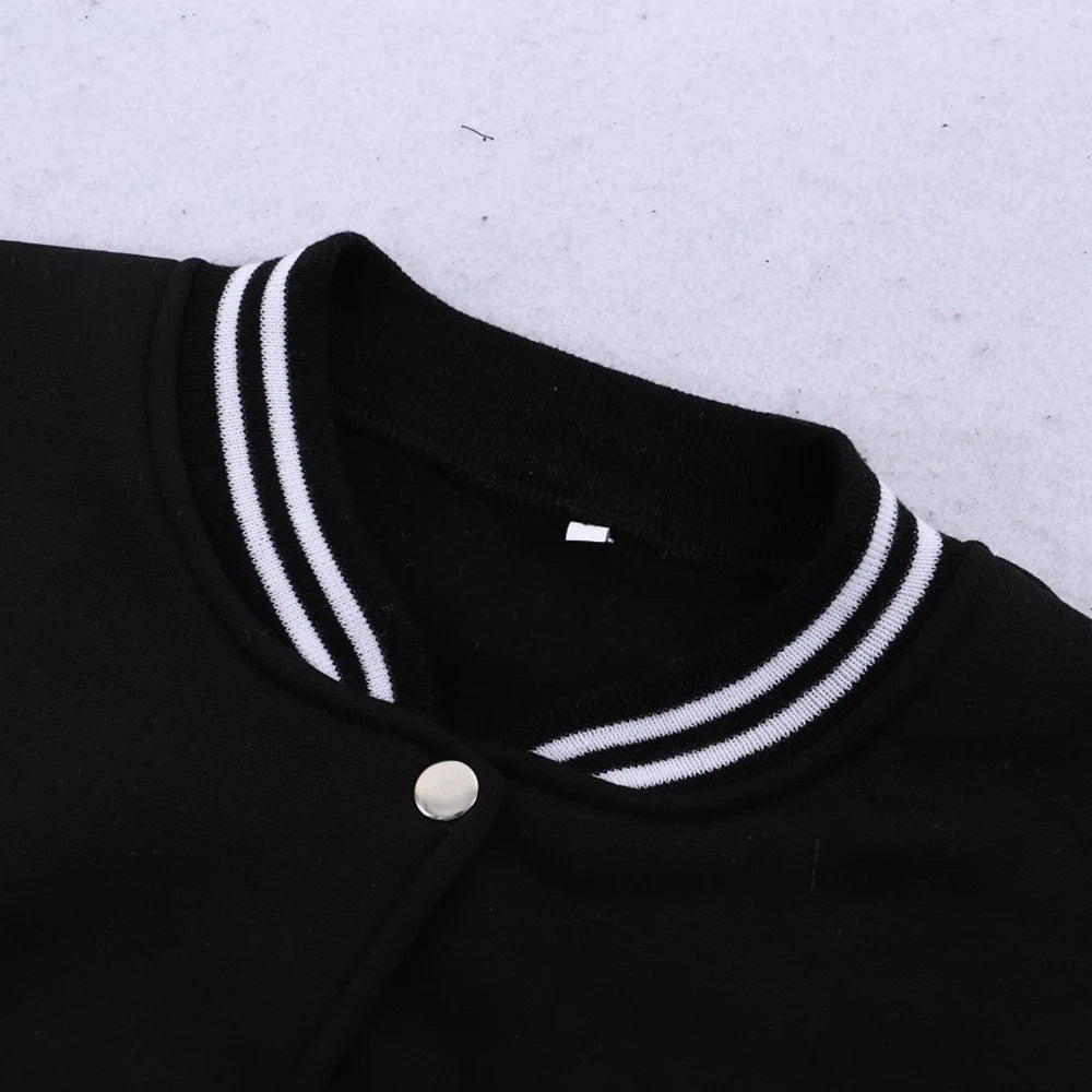 Chaqueta con estampado de la letra 23 de Nueva York para mujer, jersey de béisbol de forro polar Harajuku, botones, ropa de calle con personalidad, ropa holgada vintage