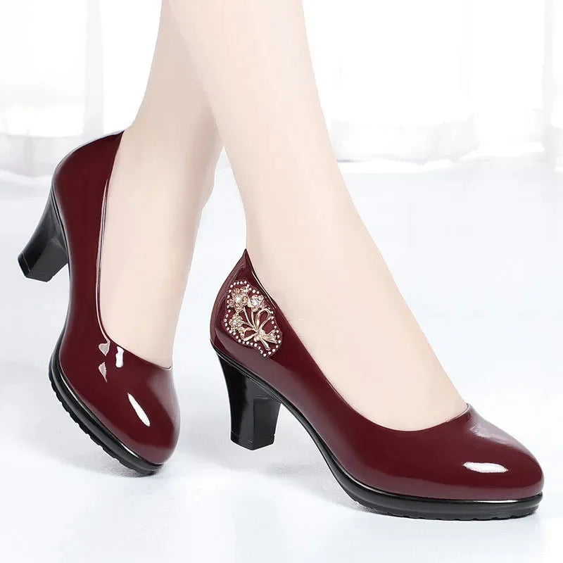 Marlisasa - Zapatos de tacón de cuña para mujer, bonitos y elegantes, informales, con punta abierta, cómodos, para fiesta de primavera y verano, para club nocturno, F5835