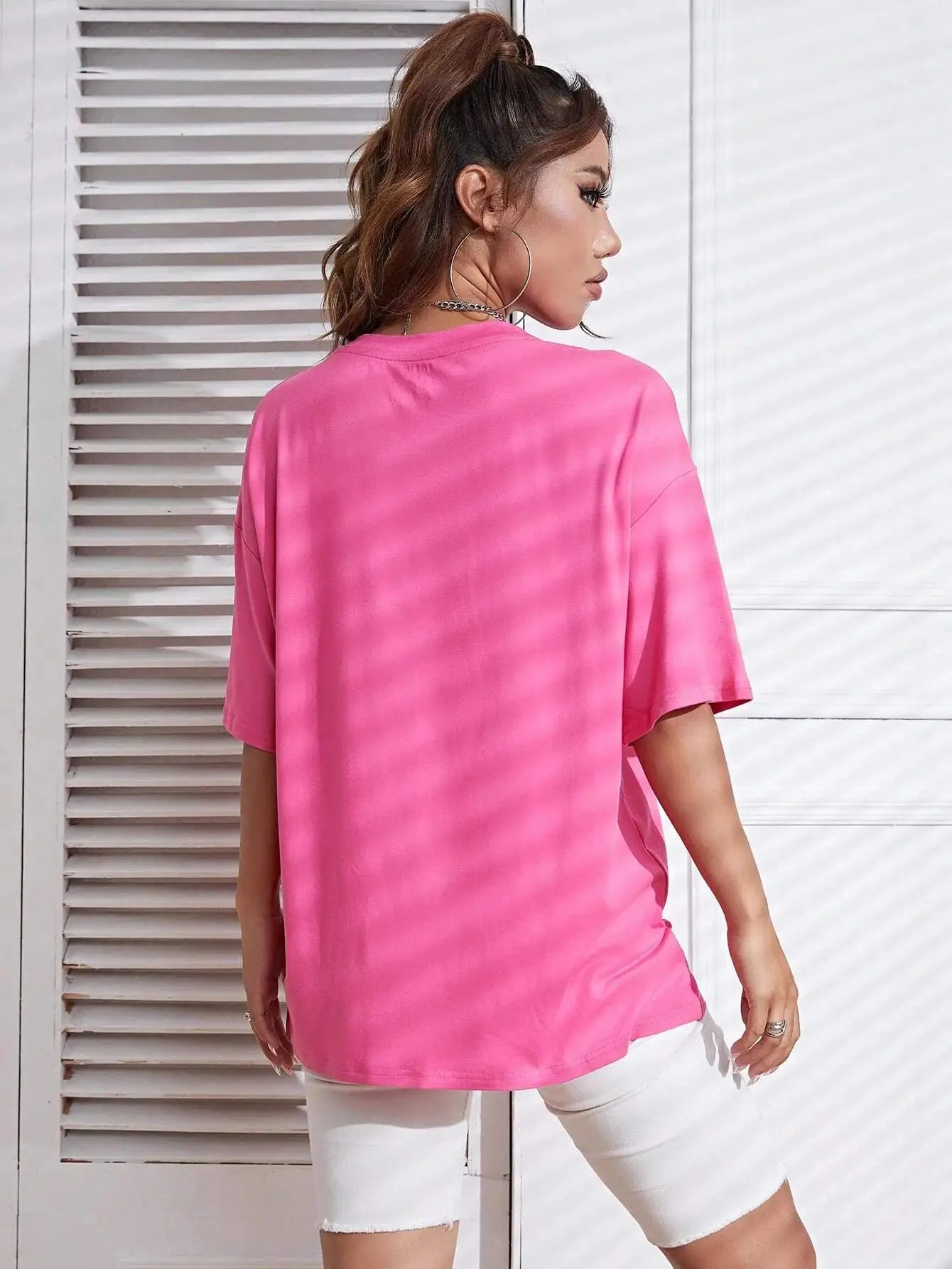 Camiseta de algodón de color liso para verano, camisetas de hip hop para mujer, camisetas casuales de algodón de manga corta, camisetas cómodas de moda
