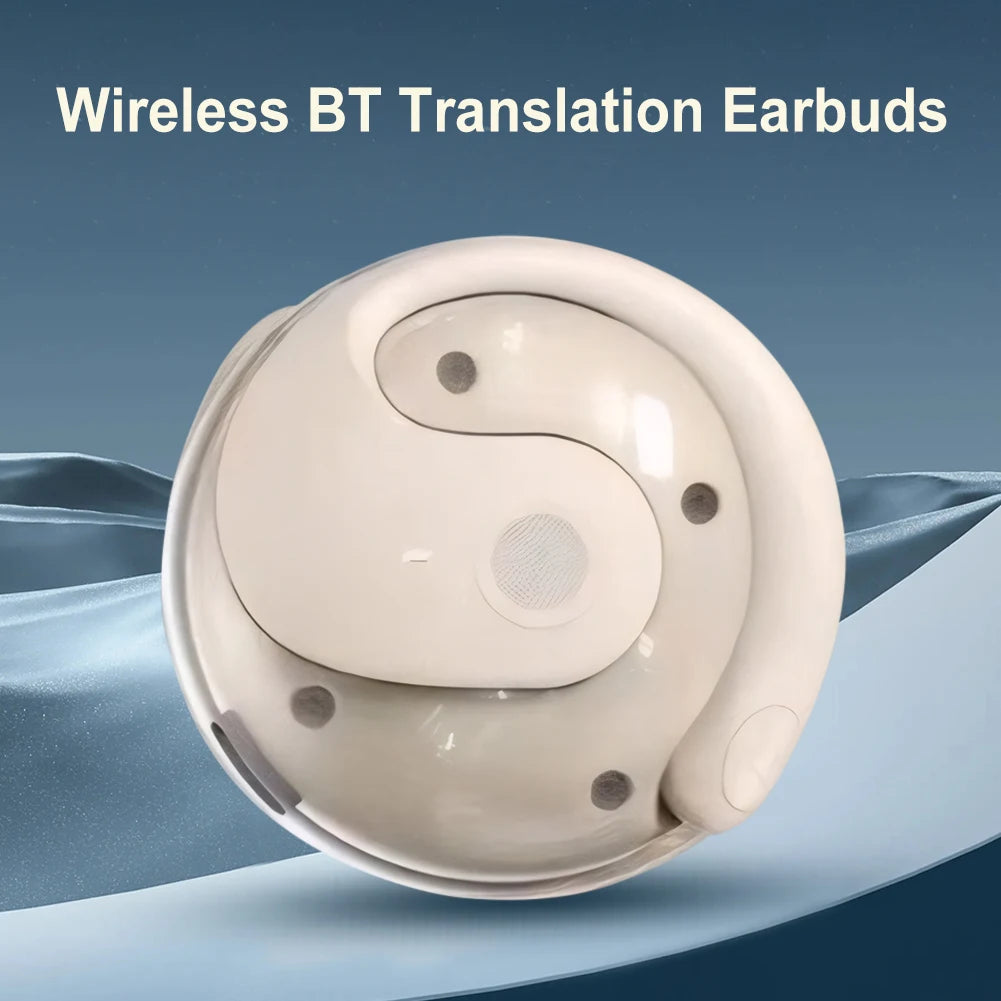 Intelligent Real-time Translation Earbuds Global 144 Languages Wireless BT Translation Earphones Waterproof Smart Voice Earbuds