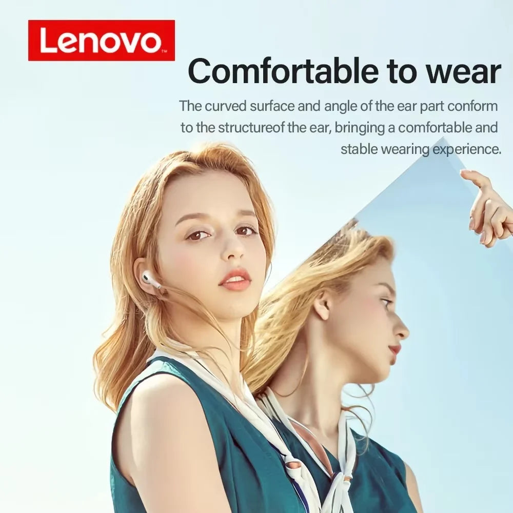 Auriculares inalámbricos originales Lenovo LP40 TWS con Bluetooth, control táctil, deportivos, estéreo, para teléfono Android.