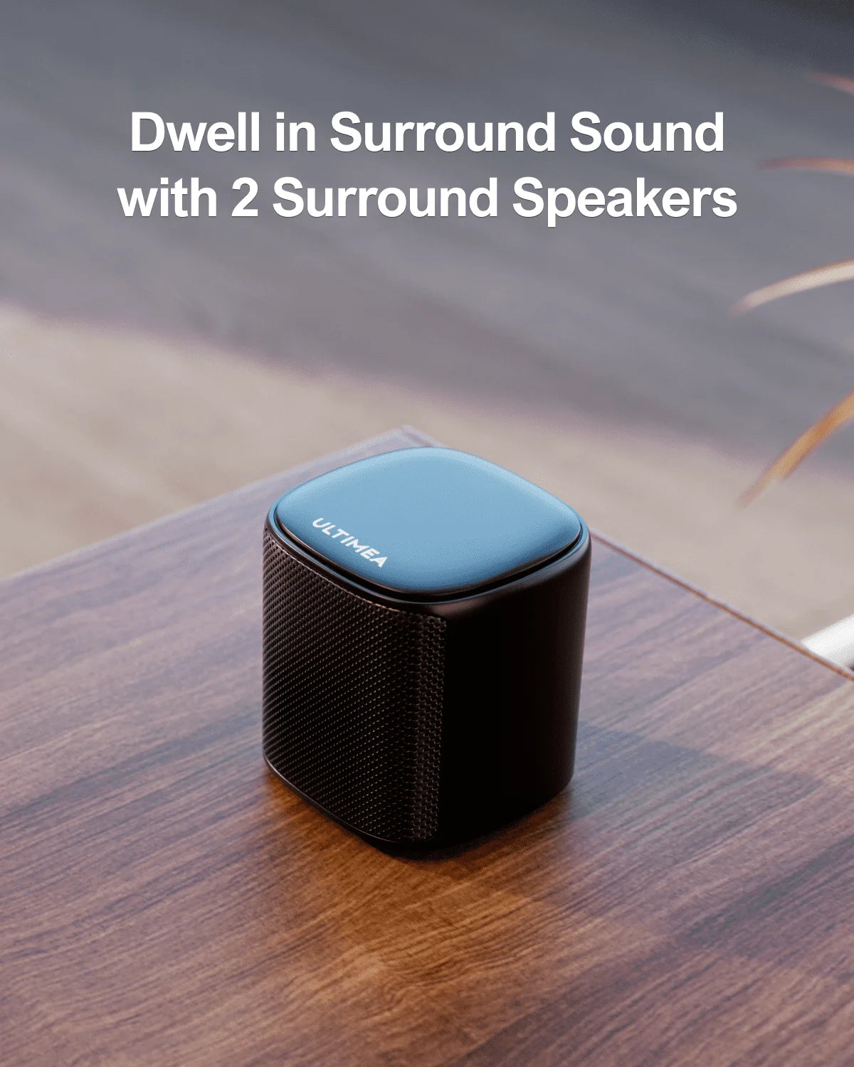 Barra de sonido envolvente virtual ULTIMEA Aura A30 de 5.1 canales para TV, sistema de sonido de cine en casa con altavoces y control mediante aplicación