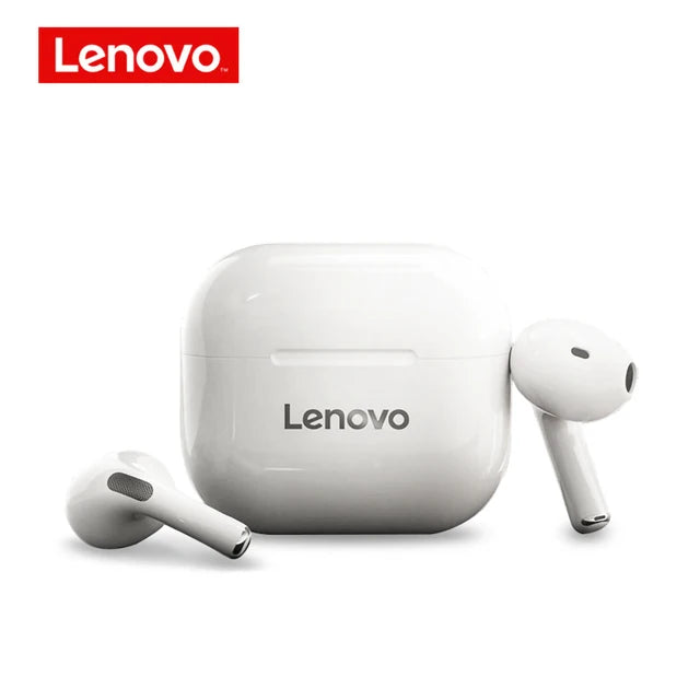 Auriculares inalámbricos originales Lenovo LP40 TWS con Bluetooth, control táctil, deportivos, estéreo, para teléfono Android.