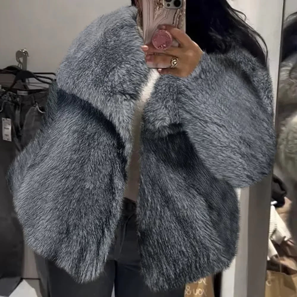 Chaquetas TWOTWINSTYLE de temperamento sólido para mujer, solapa, manga larga, botones de retazos, abrigos de diseñador, ropa de estilo de moda femenina