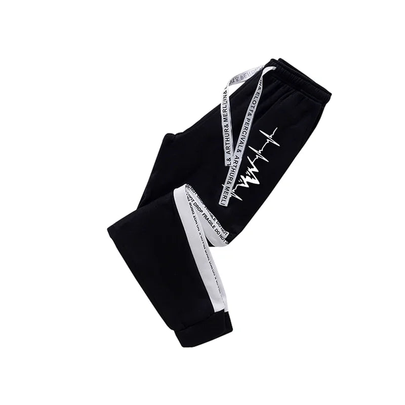 Chándal informal clásico para hombre, sudadera con capucha, ropa para correr, alta calidad, simplicidad, estampado versátil, tops y pantalones, 2024