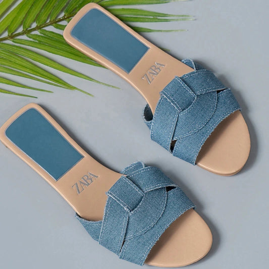 Luxury Designer Women Sandals 2025 New Woven with Comfortable Women's Sandals Casual Bottom Summer Flat Woman Slippers