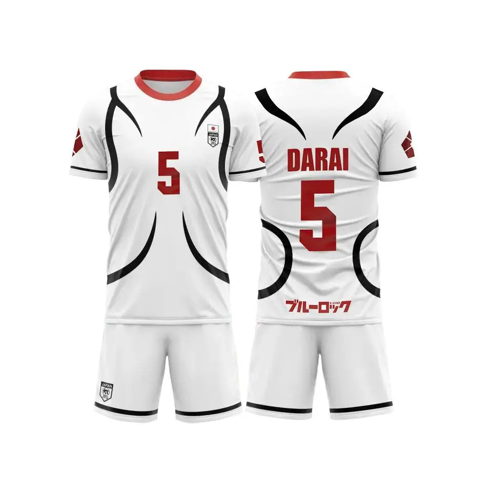 Conjunto de camiseta de manga corta de verano para hombre y mujer, traje de cosplay de Anime de dibujos animados blancos sub-20 de Japón, conjunto deportivo de moda para mujer