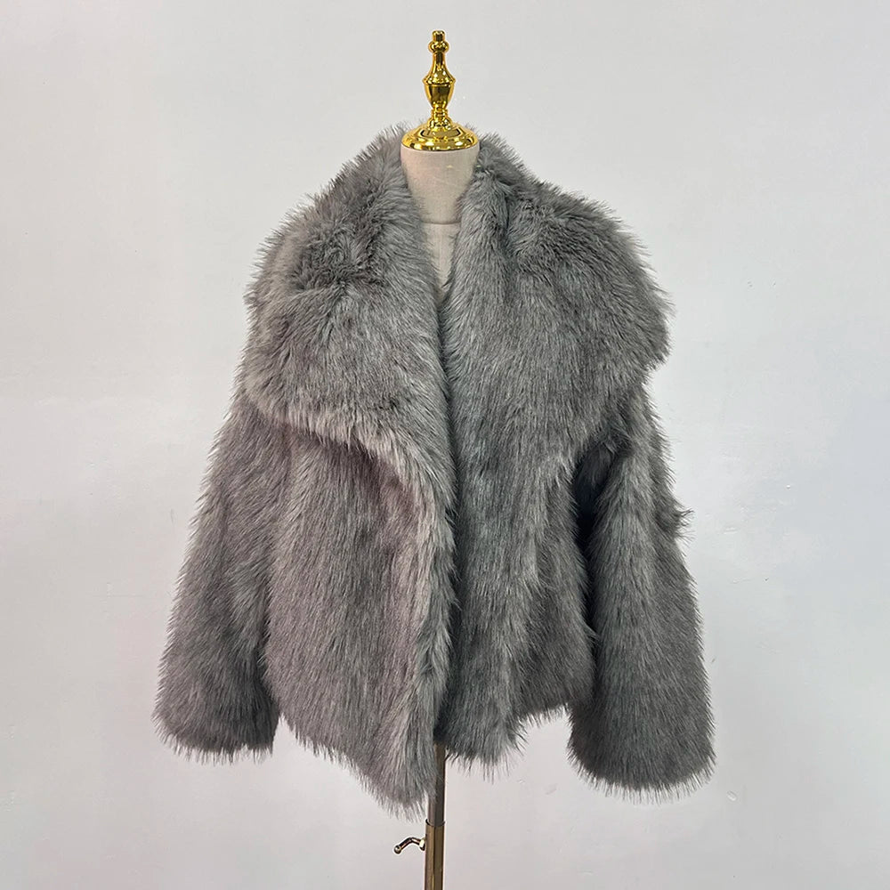 Chaquetas TWOTWINSTYLE de temperamento sólido para mujer, solapa, manga larga, botones de retazos, abrigos de diseñador, ropa de estilo de moda femenina