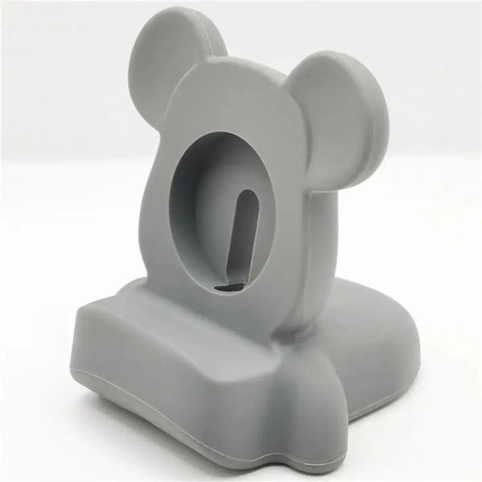 Charger Stand for Apple Watch Series 10 9 8 7 6 SE 5 4 IWatch Silicone 46mm 45mm 44mm 42mm 41mm 40mm Watch Charging Stand