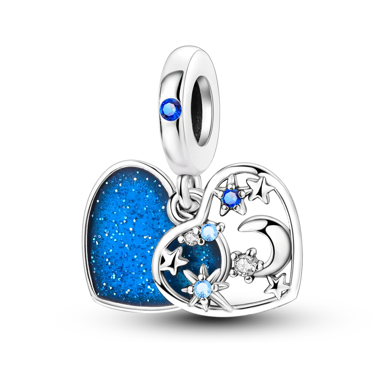 2025 Hot Sale Charms Bead 925 Sterling Silver Pink Butterfly Luminous Firefly Dangle Fit Bangle Bracelet Necklace DIY Jewelry