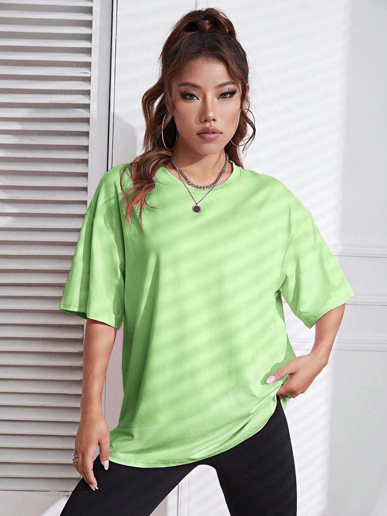 Camiseta de algodón de color liso para verano, camisetas de hip hop para mujer, camisetas casuales de algodón de manga corta, camisetas cómodas de moda