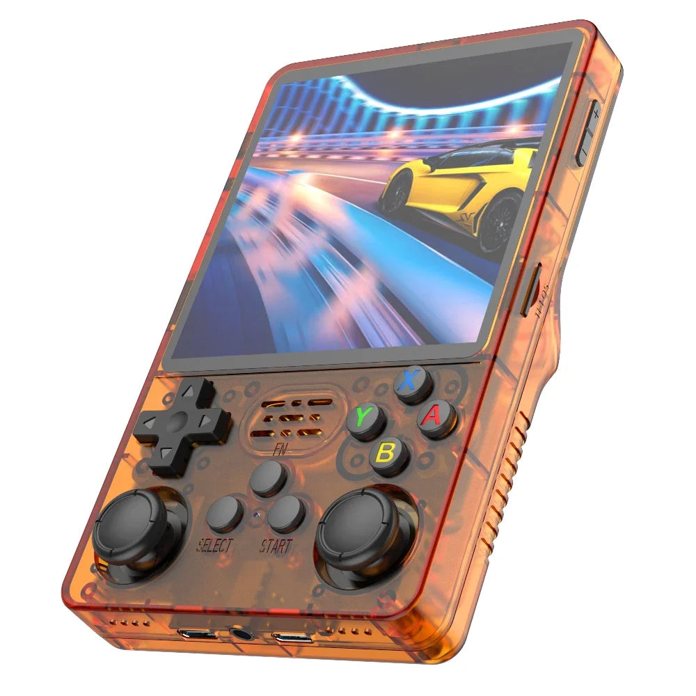 Consola de juegos portátil retro R36S R36Plus, sistema Linux de 64 bits, pantalla IPS de 4", reproductor de vídeo portátil de bolsillo RK3326 para N64 y PS1