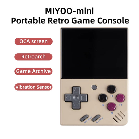 MIYOO Mini V4 Portable Retro Handheld Game Console 2.8"Inch IPS Screen Small Video Game Consoles Classic Gaming Emulator Players