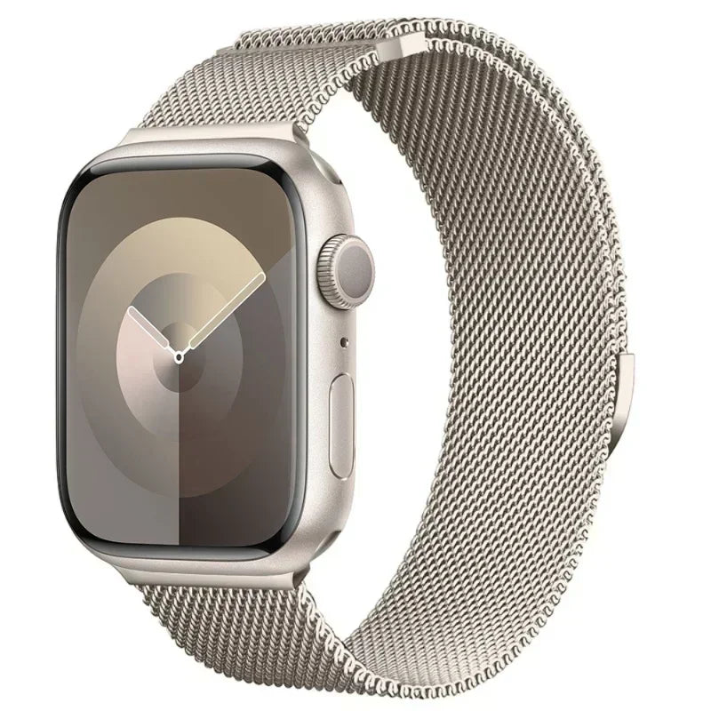 Correa Milanesa Para Apple Watch Band Ultra 2 49mm 44mm 40mm 45mm 41mm 38mm 44mm Pulsera Para iWatch Series 9 3 6 5 SE 7 8 Correa