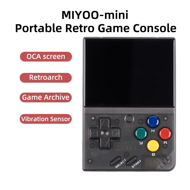 MIYOO Mini V4 Portable Retro Handheld Game Console 2.8"Inch IPS Screen Small Video Game Consoles Classic Gaming Emulator Players