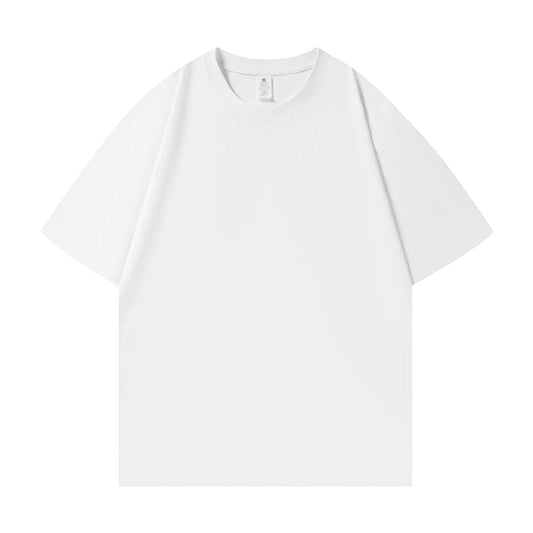 Summer Men's Short Sleeve Cotton T-shirt Solid Color T-shirt Breathable T shirtS Sportswear Women Sports Short Sleeve