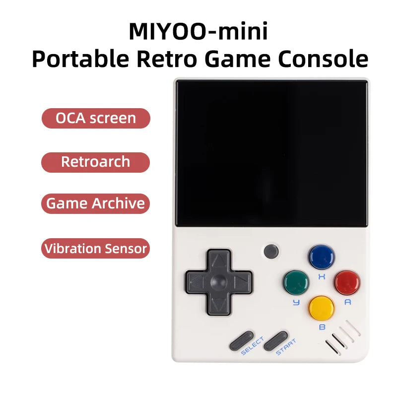 MIYOO Mini V4 Portable Retro Handheld Game Console 2.8"Inch IPS Screen Small Video Game Consoles Classic Gaming Emulator Players