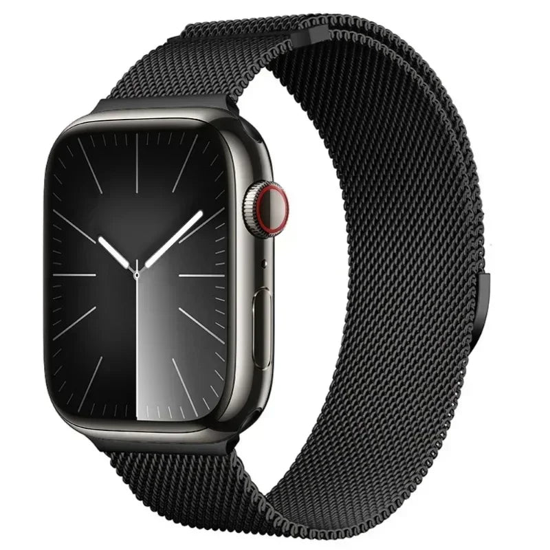 Correa Milanesa Para Apple Watch Band Ultra 2 49mm 44mm 40mm 45mm 41mm 38mm 44mm Pulsera Para iWatch Series 9 3 6 5 SE 7 8 Correa