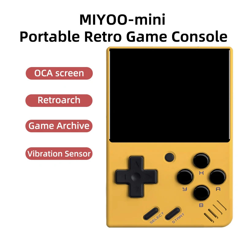 MIYOO Mini V4 Portable Retro Handheld Game Console 2.8"Inch IPS Screen Small Video Game Consoles Classic Gaming Emulator Players