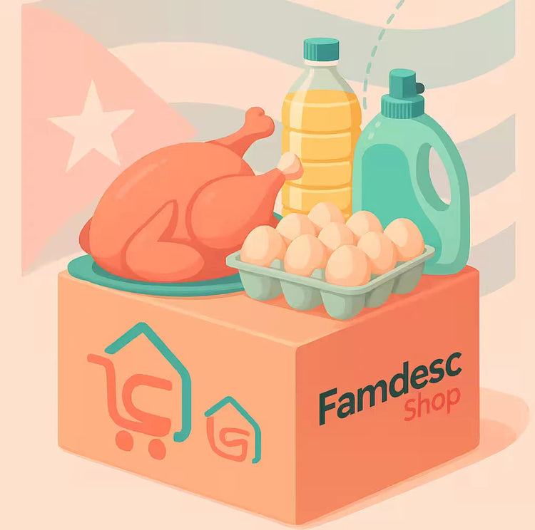 Food and hygiene product combos to send to your family member in Santiago de Cuba