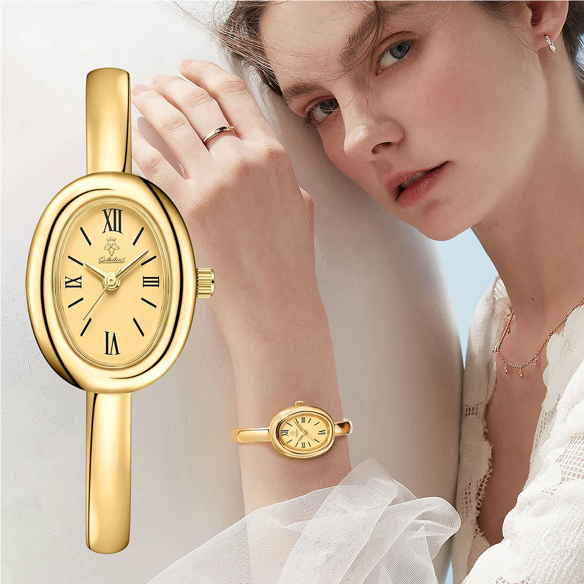 YaLaLuSi brand women's watch fashion new bracelet simple style with a gift box