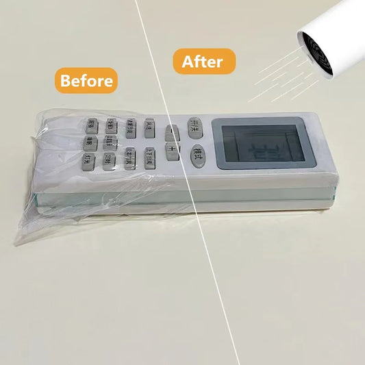 5/10/20 piezas de película retráctil transparente, funda protectora antipolvo para control remoto de TV, aire acondicionado, plástico retráctil 