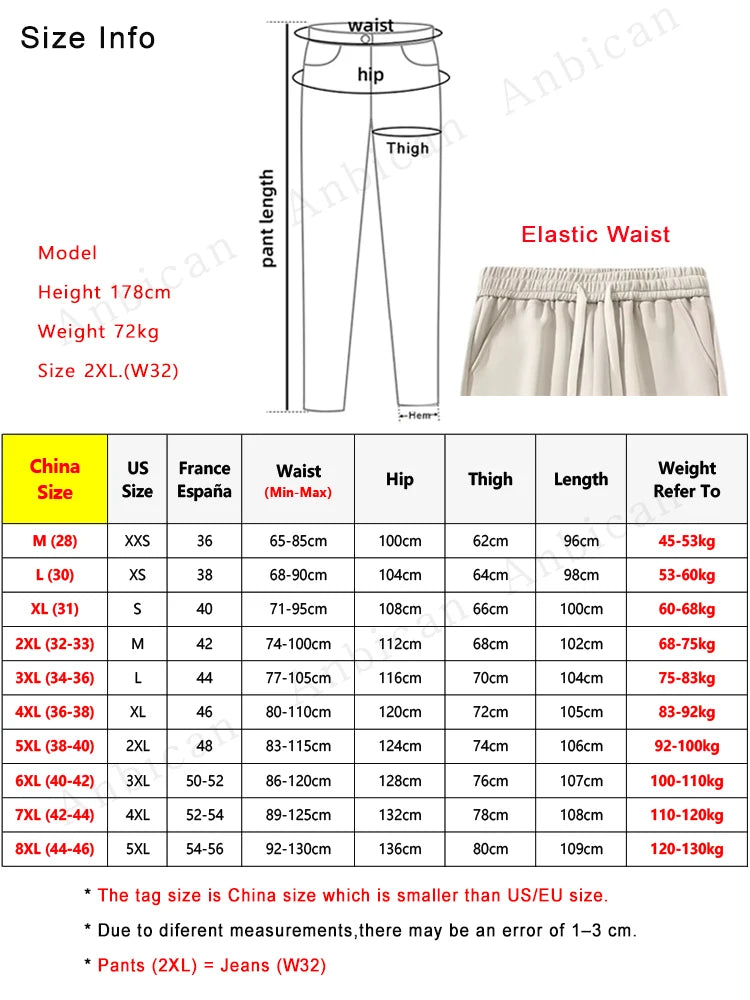 Pantalones deportivos rectos de algodón para hombre, de pierna ancha, con cordón y letras, holgados, informales, largos, talla grande 8XL 