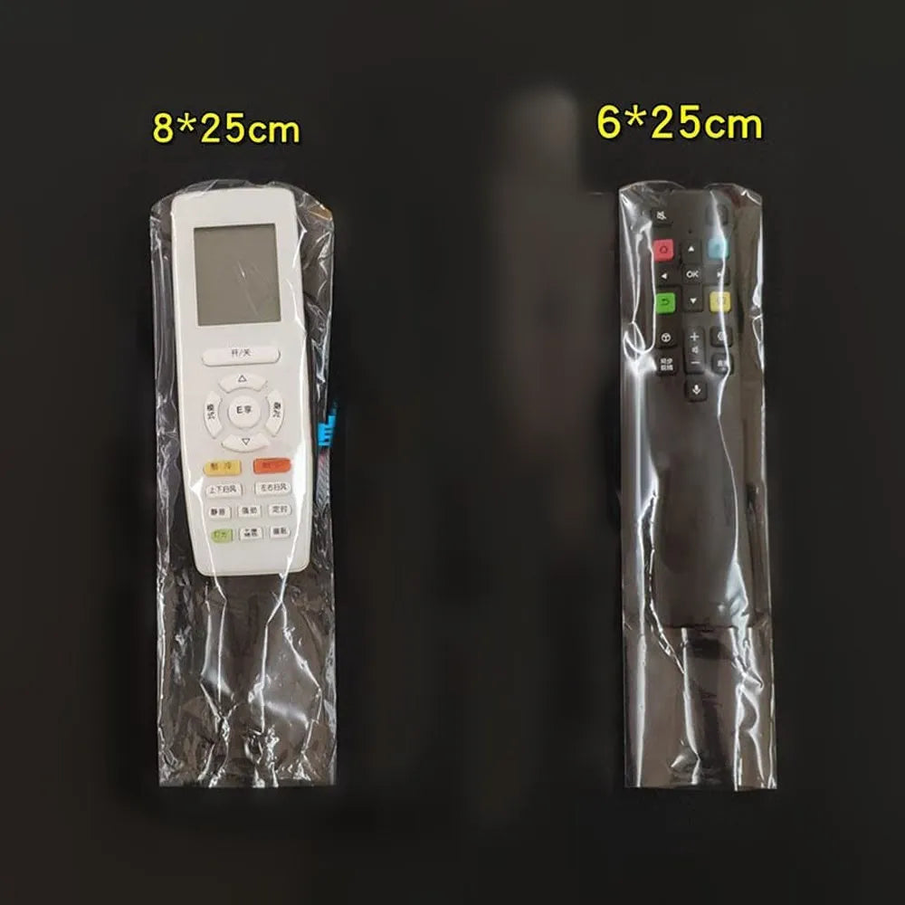 5/10/20 piezas de película retráctil transparente, funda protectora antipolvo para control remoto de TV, aire acondicionado, plástico retráctil 