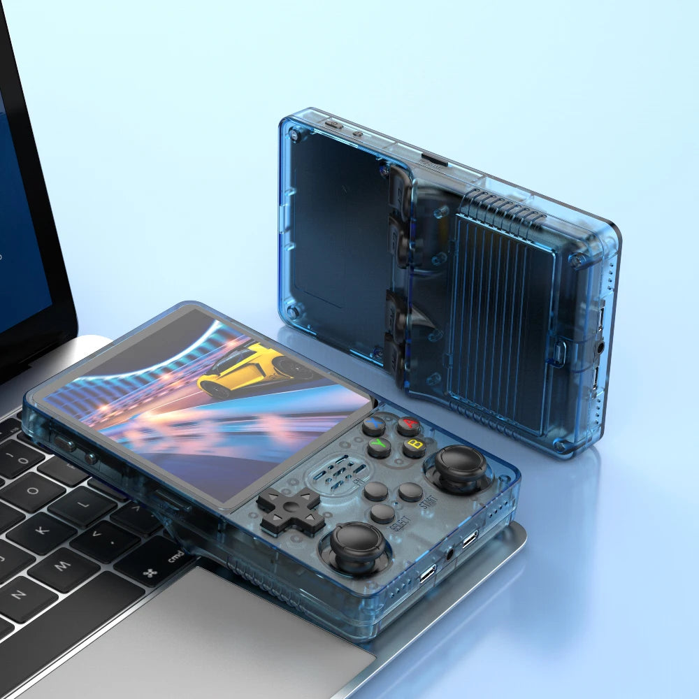 Consola de juegos portátil retro R36S R36Plus, sistema Linux de 64 bits, pantalla IPS de 4", reproductor de vídeo portátil de bolsillo RK3326 para N64 y PS1 