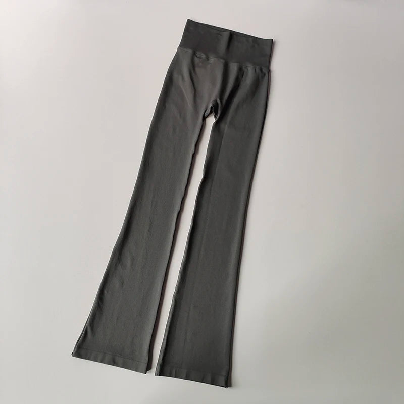 Leggings de compresión de cintura alta sin costuras, elásticos, sin costuras, para yoga, fitness y levantamiento de pesas. 