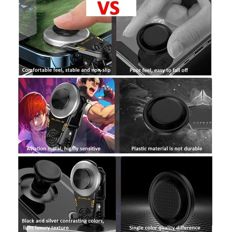 Joysticks externos universales X1 para teléfono móvil de 360 ​​grados para juegos, caminar, moverse, FPS, Android, iOS, PUBG, ABS, accesorios para juegos 