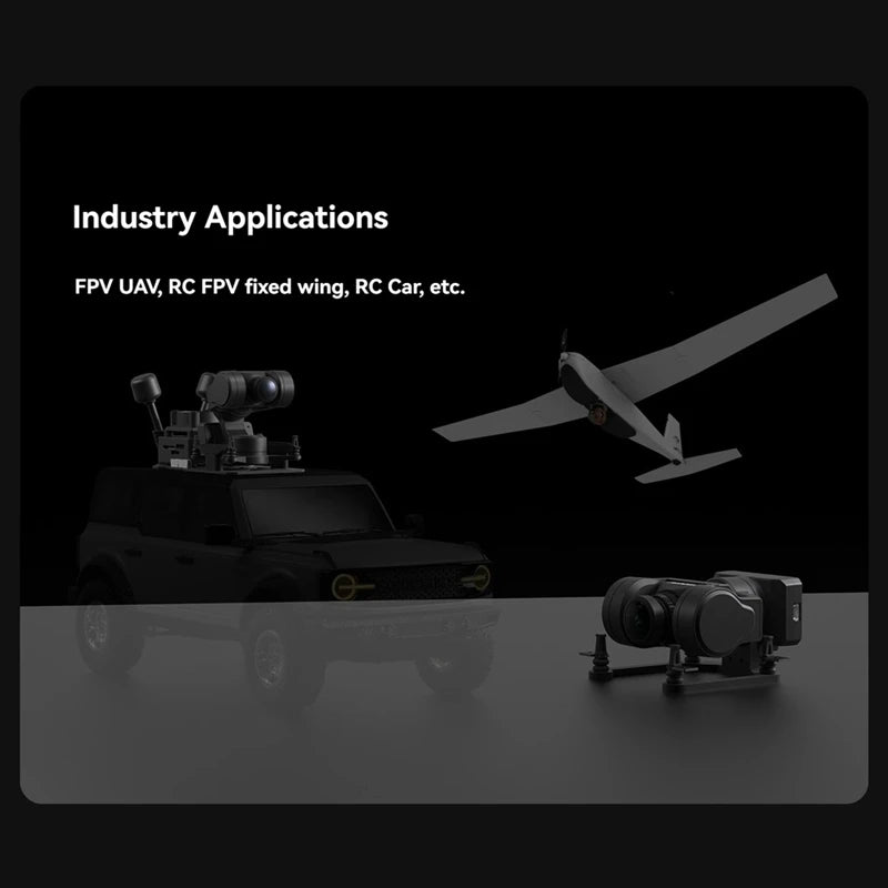 GM3 FPV Camera Gimbal 3-Axis FPV Head Tracking Compatible With Avatar HD Goggles For 19MM Camera FPV Drone
