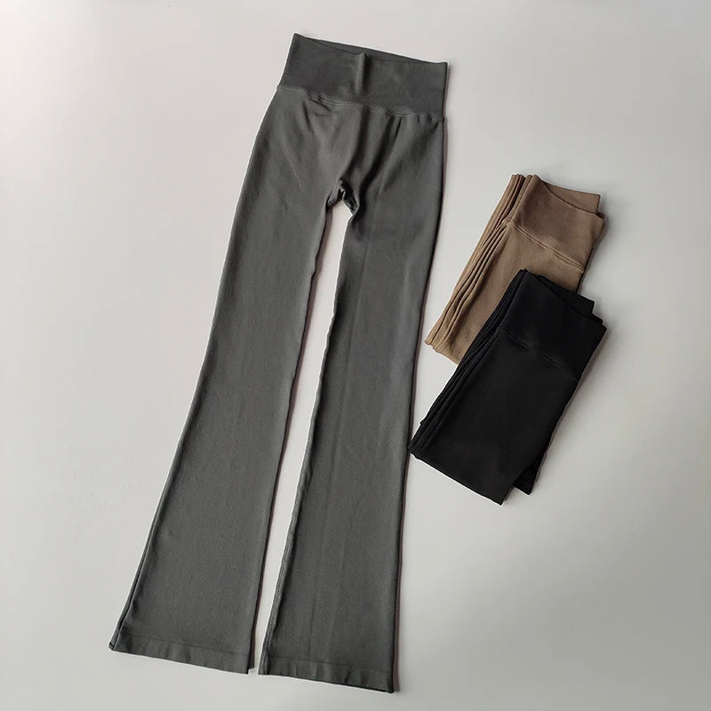 Leggings de compresión de cintura alta sin costuras, elásticos, sin costuras, para yoga, fitness y levantamiento de pesas. 