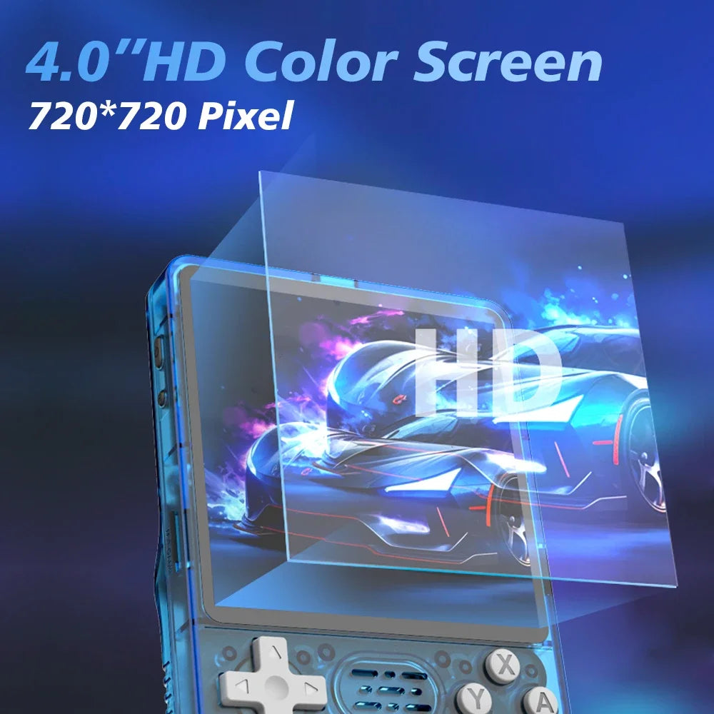 Consola de juegos portátil retro R36S R36Plus, sistema Linux de 64 bits, pantalla IPS de 4", reproductor de vídeo portátil de bolsillo RK3326 para N64 y PS1 