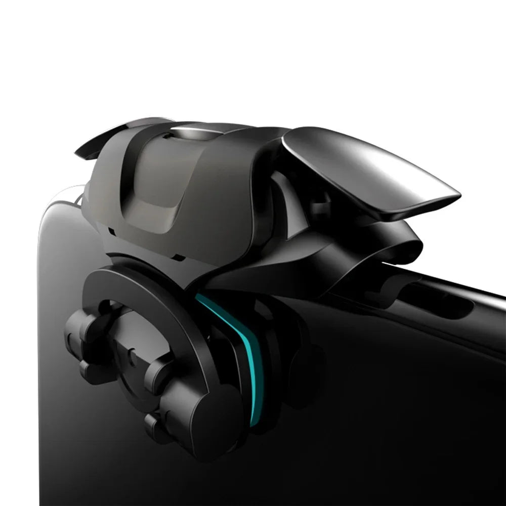 STONEGO - 1 par de disparadores para juegos de teléfono móvil para PUBG, apuntar, disparar, L1, R1, botón ABS para mando universal. 