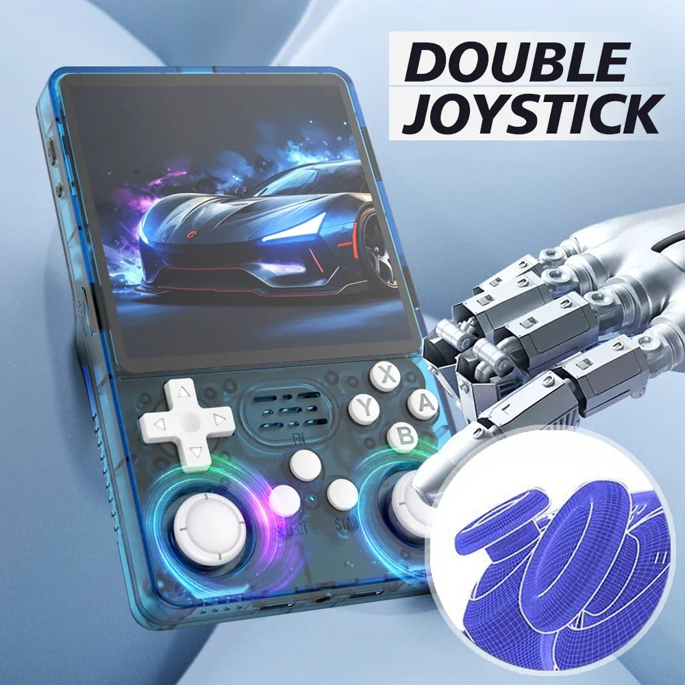 Consola de juegos portátil retro R36S R36Plus, sistema Linux de 64 bits, pantalla IPS de 4", reproductor de vídeo portátil de bolsillo RK3326 para N64 y PS1 