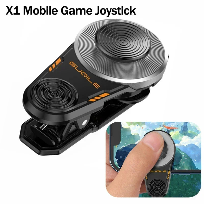 Joysticks externos universales X1 para teléfono móvil de 360 ​​grados para juegos, caminar, moverse, FPS, Android, iOS, PUBG, ABS, accesorios para juegos 