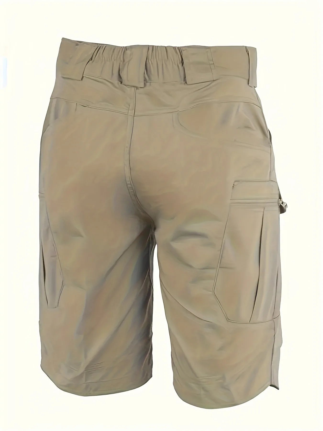 Pantalones cortos tácticos para hombre con múltiples bolsillos, informales, duraderos, impermeables, para senderismo y trekking al aire libre. 