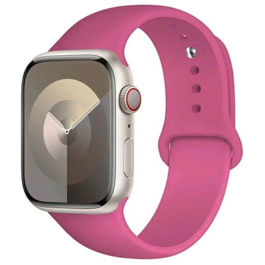 Correa de silicona para Apple Watch de 44 mm, 45 mm, 40 mm, 41 mm, 42 mm, 38 mm y 45 mm, pulsera deportiva para iWatch Series 8, 7, 6, 5, 4, 3, SE, 9, Ultra 2 y 49 mm. 