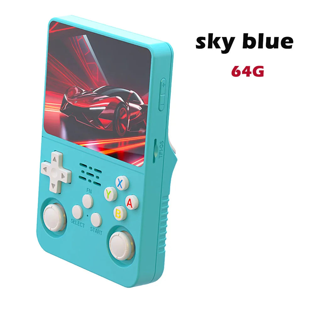 Consola de juegos portátil R36s de código abierto con Linux, pantalla IPS de 3,5 pulgadas, reproductor de vídeo portátil de 128 GB, regalo de Navidad