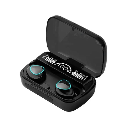 Auriculares inalámbricos TWS con Bluetooth, deportivos, con micrófono, intrauditivos, para gamers, con batería externa 